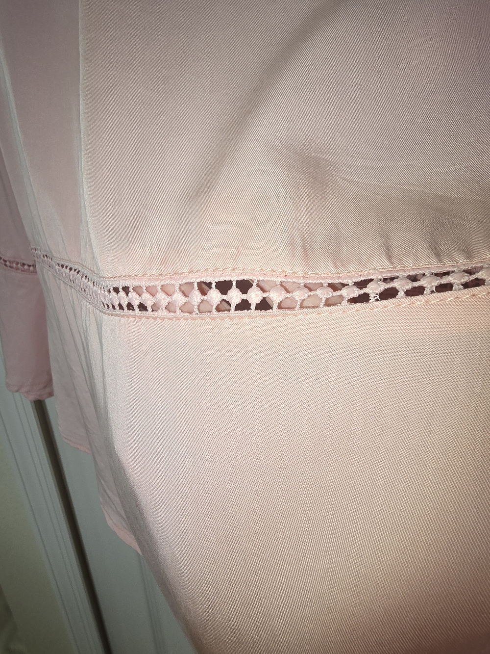 Light Pink V-Neck Tunic Top - Picture 6 of 6
